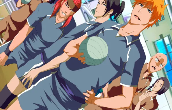 Sport, team, guys, Bleach, Bleach