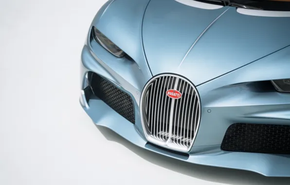 Bugatti, logo, grille, Chiron, Bugatti Chiron Super Sport "57 One of One"