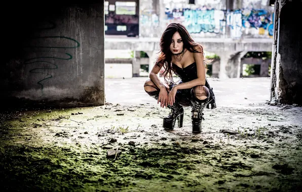 Look, girl, background