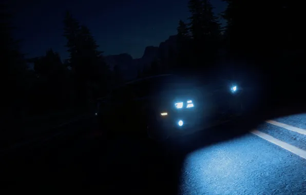Light, night, lights, Chevrolet, Camaro, the Crew