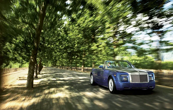 Picture road, auto, trees, landscape, nature, photo, Wallpaper, Rolls-Royce