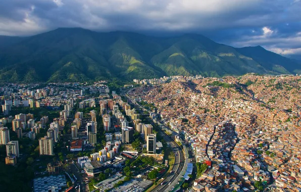Picture city, landscape, venezuela, city street, caracas venezuela, venezuela city