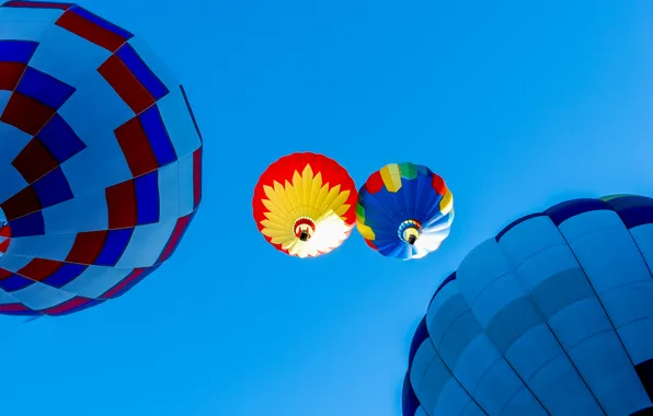 The sky, flight, balloon