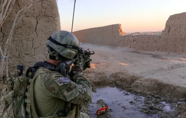 Picture Afghanistan, Soldier, Special Forces Patrol