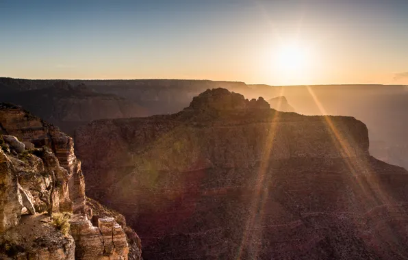 Picture the sun, nature, canyon, Arizona, new mexico, grand canyon