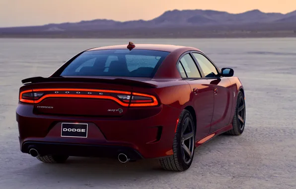 Dodge, rear view, Charger, Hellcat, SRT, 2019