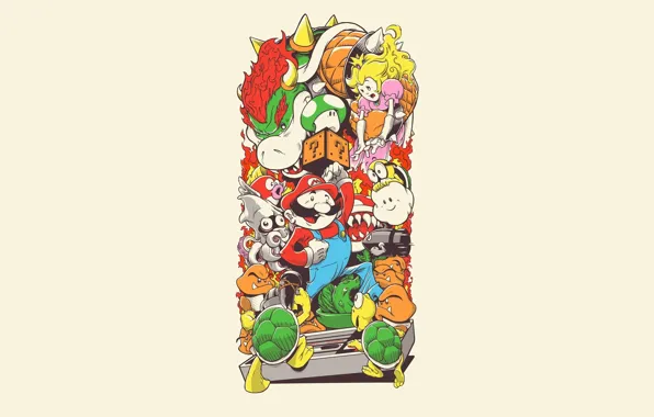 The game, minimalism, Mario
