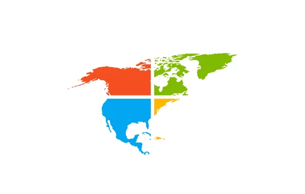 Abstraction, Windows, the continent, North America