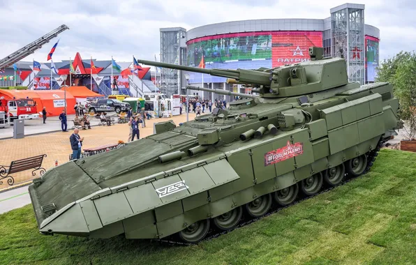 Picture BMP, The Russian Army, Barberry, T-15, Exhibition of arms