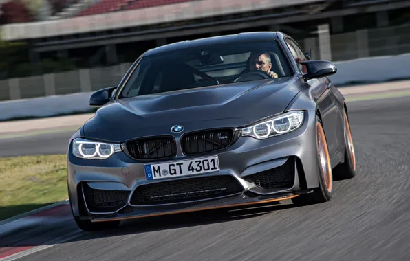 Picture bmw, BMW, track, the front, gts