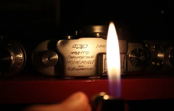 Fire, shadow, camera, ussr, fed