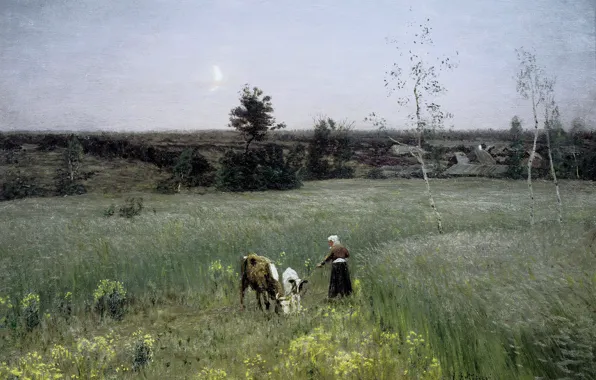Picture landscape, picture, twilight, Nikolay Dubovskoy