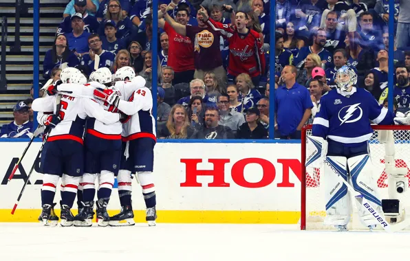 Sport, Washington, Zipper, Lightning, Lightning, Washington, NHL, NHL