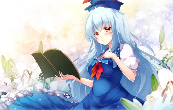 Girl, book, Touhou, Touhou, Touhou
