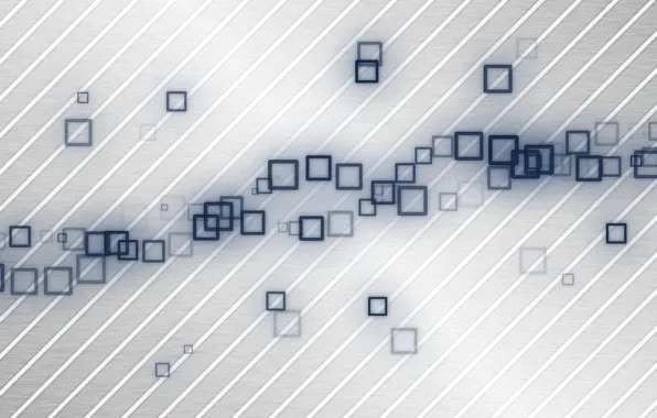Line, easy, squares, white color