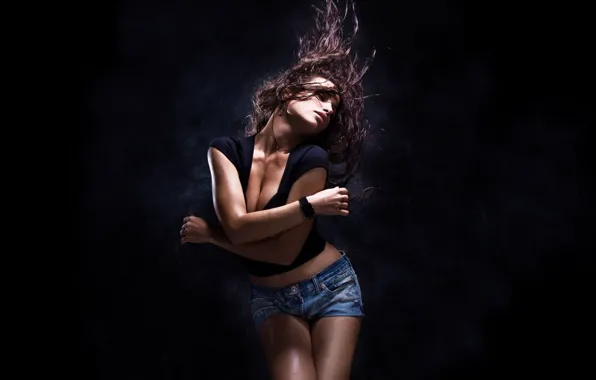 Picture girl, sexy, sweetheart, shorts, dance, beautiful