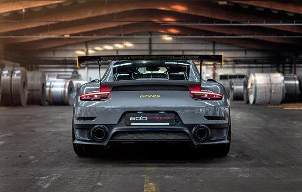 Download wallpaper 911, Porsche, rear view, GT2 RS, 991, Edo ...