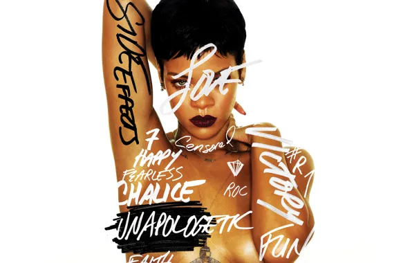 Picture music, actress, album, singer, rihanna, album cover, unapologetic