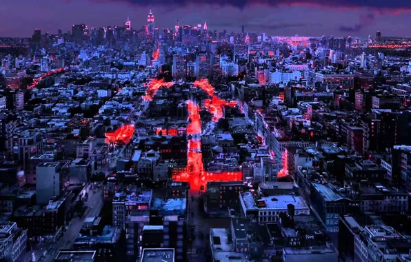 The city, Daredevil, Daredevil