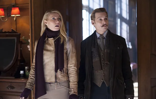 Picture Johnny Depp, Johnny Depp, Gwyneth Paltrow, Gwyneth Paltrow, Johanna, Mortdecai, Mordecai