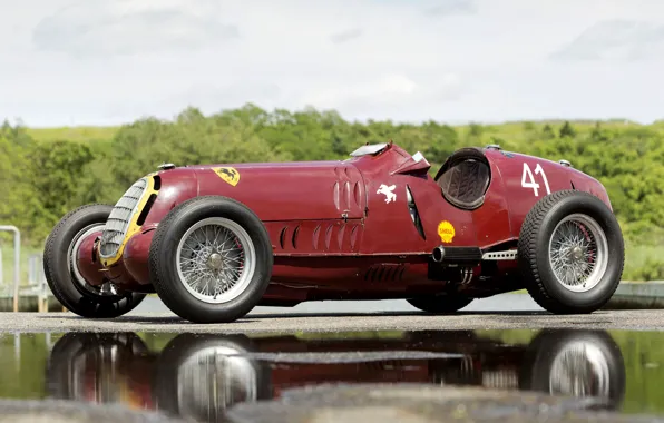 Wheel, Spokes, Alfa Romeo, Classic, Scuderia Ferrari, Grand Prix, 1935, Classic car