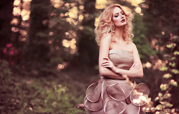 Girl, background, portrait