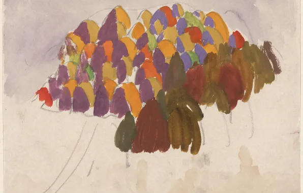 Picture 1915, Charles Ephraim Burchfield, October Trees