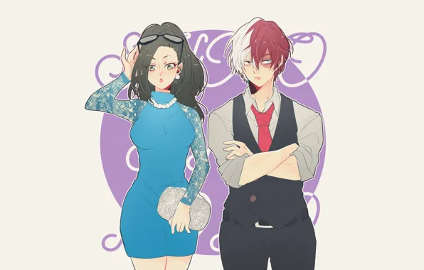 Style, pair, My Hero Academia, Boku No Hero Academy, Todoroki Shoto, My Hero Academy, Airoso …