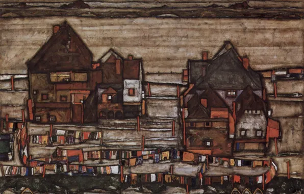 The urban landscape, Expressionism, Egon Schiele