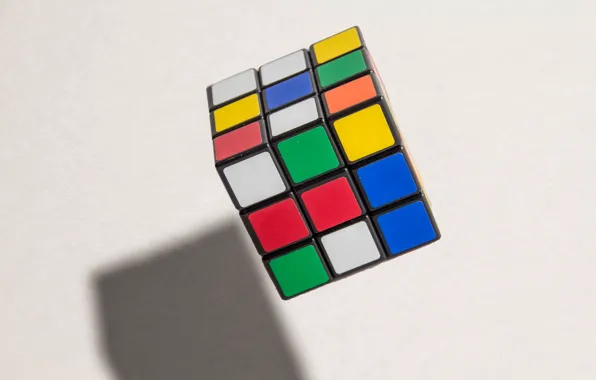 The game, color, shadow, face, Rubik's cube, puzzle, edge