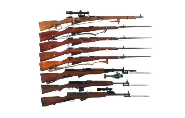 Weapons, background, model, rifle, Mosin