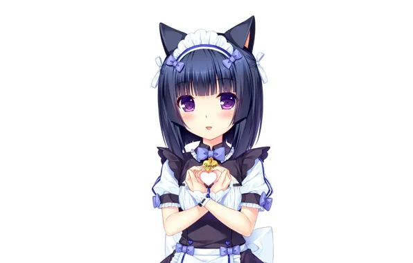 Kawaii, girl, nothing, anime, cat, pretty, asian, cute