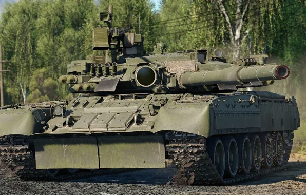 USSR, Main battle tank, Experienced tank, T-80UM-2