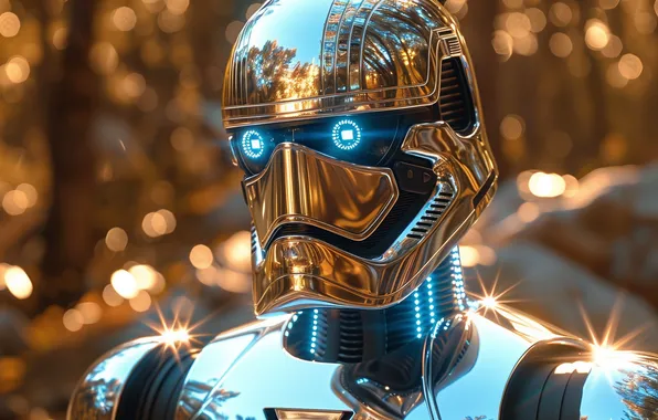 Future, fiction, robot, the futuristic, bokeh, burning eyes, AI art, neural network