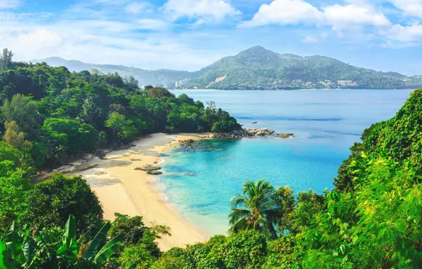 Sea, beach, Thailand, Phuket