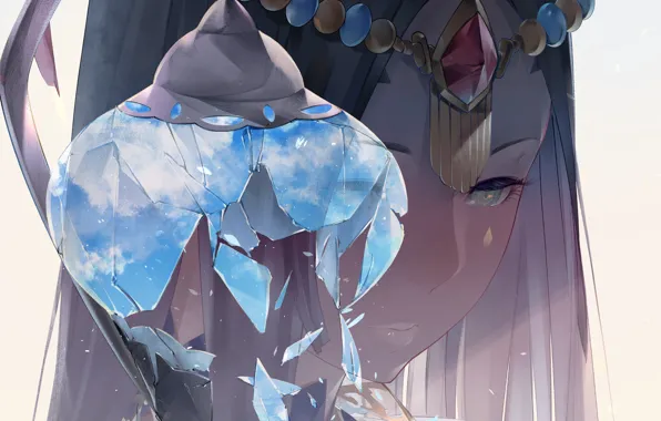 Girl, anime, art, Fate Grand Order, castor, The destiny of a great campaign