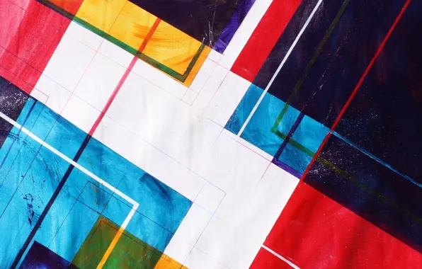 Picture line, pattern, paint