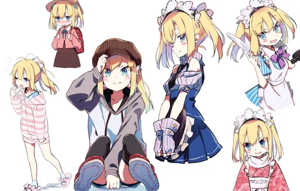 Background, girls, amaryllis class