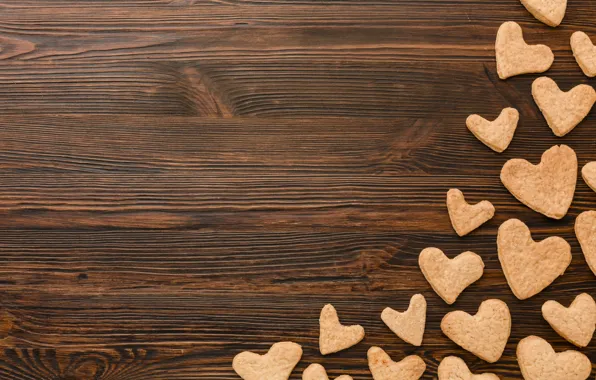 Holiday, heart, Board, heart, cookies, hearts, heart, a lot