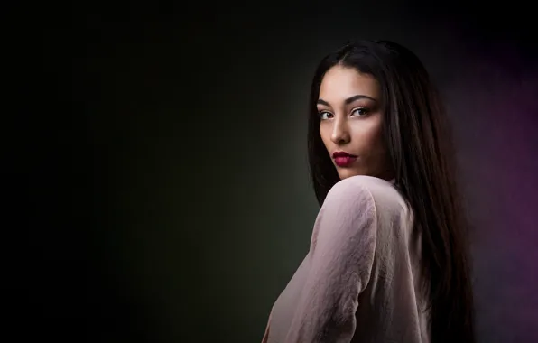 Look, girl, hair, portrait