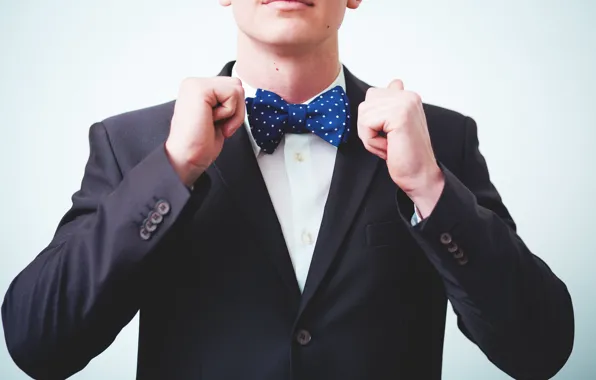 Smile, butterfly, hands, costume, wedding, the groom