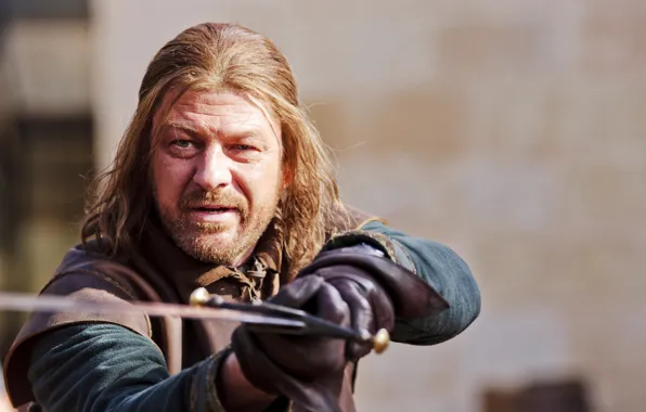 Eyes, look, sword, Ice, Sean Bean, game of thrones, game of thrones, sean bean