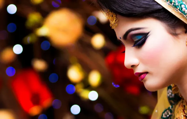 Look, girl, background