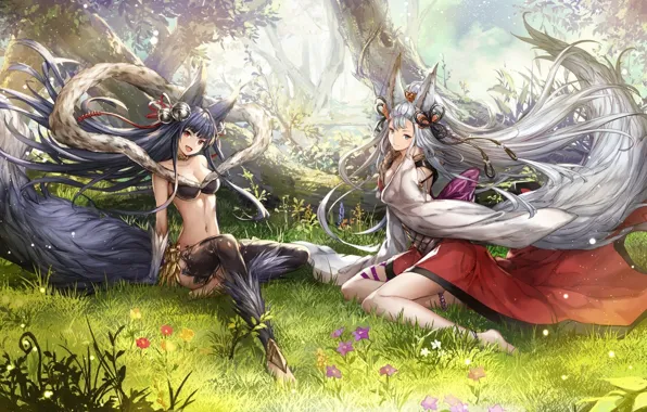 Girl, fantasy, game, boobs, breast, anime, League of Legends, tits