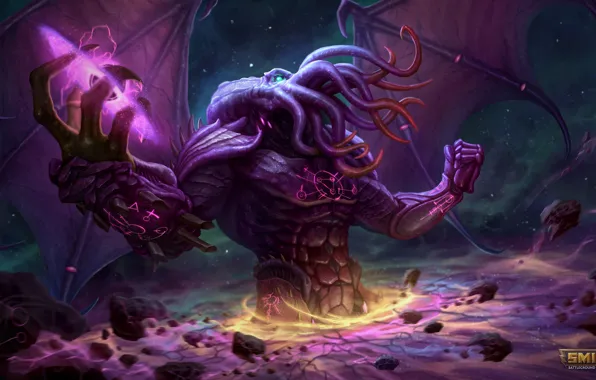 The demon, Cthulhu, Smite