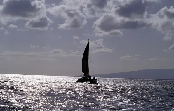 Sea, the way, boat, sail