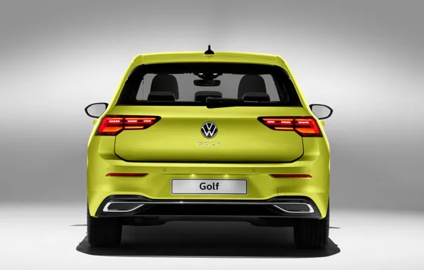 Volkswagen, rear view, hatchback, Golf, hatchback, 2020