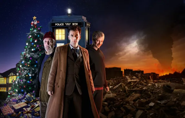 Dump, Doctor Who, Doctor Who, the TARDIS, police box, TARDIS, David Tennant, David Tennant
