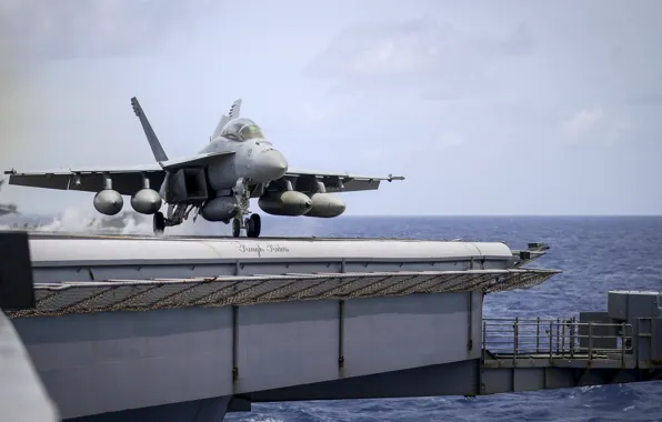 Picture Super Hornet, carrier-based fighter, FA-18F