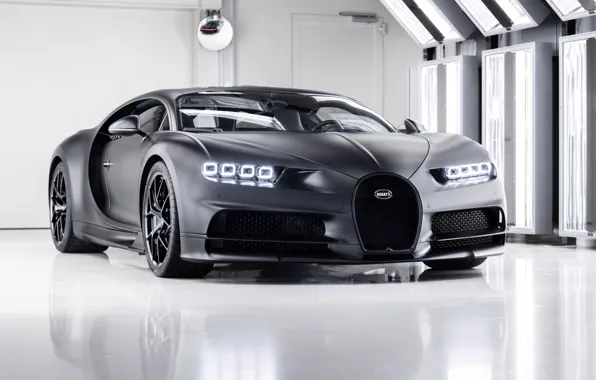 Bugatti, Chiron, Black, '2020